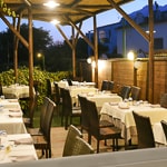 Al fresco dining in Capri at the Lo Sfizio Restaurant